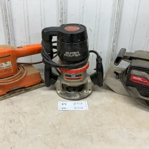 Black and Decker Dual Action Sander, Craftsman Super Router, Sears Craftsman Belt Sander