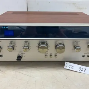 Akai AA-910 AM/FM Stereo Receiver with Wood Grain Cabinet, circa 1973-1974