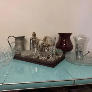 Glassware, Barware, and Decorative Items