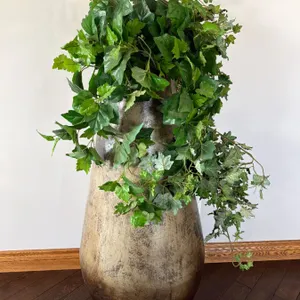 Tall Heavy Ceramic Vase, 40 Inches in Height