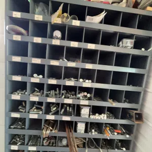 Large Metal Parts Organizer With Contents