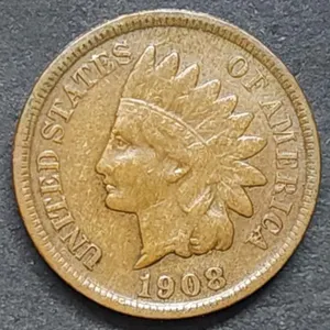 1908-S Indian Head Cent, Key Date, Nice