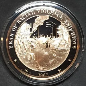 Franklin Mint 45mm Bronze US History Medal 1967