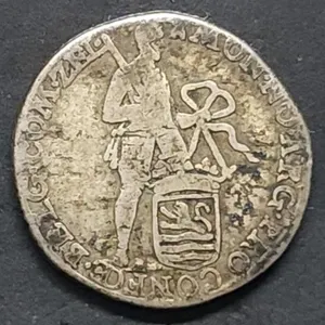 1768 Netherlands Zeeland 1/8 Silver Ducat Coin