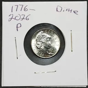 2026 P Brand New Design 250th Anniv. Dime BU