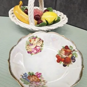 Retro Fruit Basket & Bowl