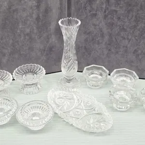 Cut Crystal Bud Vase Lot