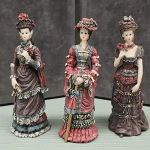 Three Resin Fashion Ladies