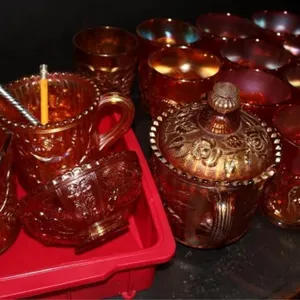 Carnival glass & more