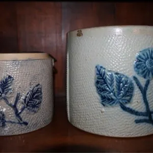 Salt glazed canisters