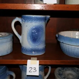 Assorted salt glazed pottery