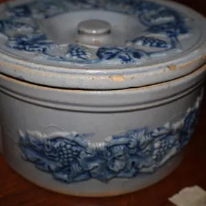 Salt glazed canister