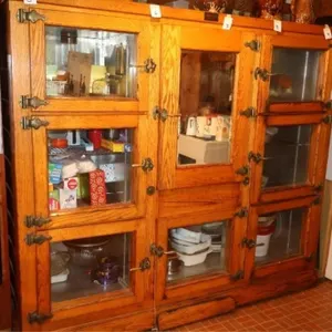 Antique commercial refrigerator by Lipman