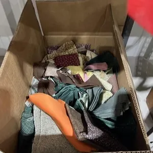Box of Assorted Fabric