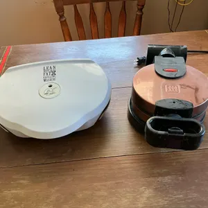 George Foreman Grill and Toastmaster Waffle Maker