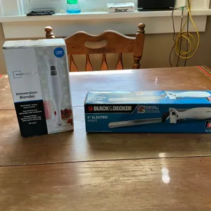 Immersion Blender and Electric Knife