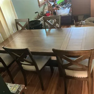 Drop leaf Wood Dining Table Set
