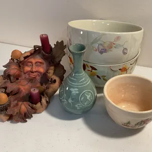 Assorted Hall China, Crooksville & Decorative Ceramics