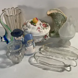 Assorted Glassware, Pottery & Decorative Collectibles