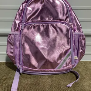 **NWT** Cat & Jack Kids' 17'' Classic Backpack - Metallic Purple
