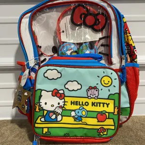 **NEW** Hello Kitty 4-Piece Backpack Set