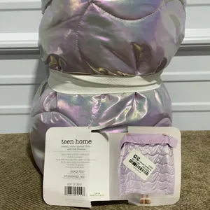 **APPEARS NEW** Celestial Garden Quilted Metallic Throw - 50"x60"