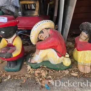COLLECTION OF GARDEN STATUES LOT