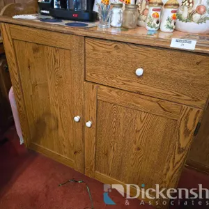 MICROWAVE STAND WITH CONTENTS
