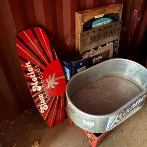 Assorted Bar Signs, Chalkboards, Tub And Display Items
 UNRESERVED