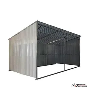 SDLGM1220F Galvanized Metal Livestock Shed (12' x 20')
 UNRESERVED