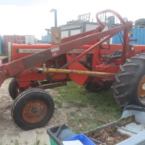 Allis-Chalmers 170 Gas Tractor w/ Farmhand FEL – 3PH, 540 PTO, Hydraulics, 18.4×28 Tires, 3789 Hrs