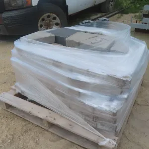 Approx 130 Patio Stones, 2½" × up to 8½" × 7½"