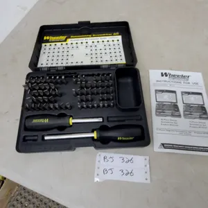 Wheeler Engineering Deluxe Gunsmithing Screwdriver Set with Bits and Case