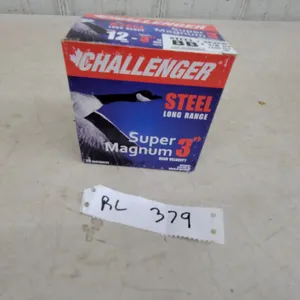 Challenger Super Magnum 12 Gauge 3" Steel BB Shotgun Shells, 25 Count