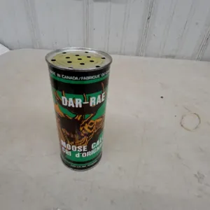 Dar-Rae Moose Call Tin, Made in Canada