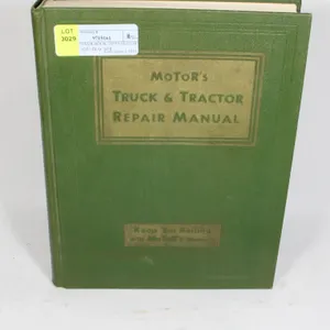 HARD COVER BOOK 1950'S MOTORS TRUCK AND TRACTOR