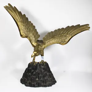LARGE BRASS BALD EAGLE