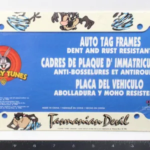 VINTAGE SEALED 1996 LOONEY TUNES LICENSE PLATE FRAME