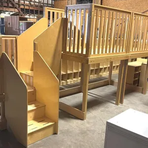 Wood Play Loft 138” x 48” x 74”
- comes apart in