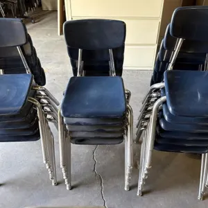 (16) School Desk Chairs 
- 17” floor to seat