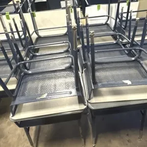 (20) Metal School Desks, Adjustable Height
