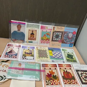 Quilt Patterns, Shabby Fabrics Patterns, Vintage Crochet, and Embroidery Kit Collection Bundle