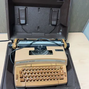 Smith-Corona Coronet Super 12 Electric Typewriter with Case and Coronamatic Cartridge System, Brown