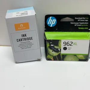 HP 962XL Black Original Ink Cartridge with BunToner 812XL Remanufactured Ink Cartridge Set, Both Mad
