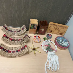 Holiday Decor Assortment: Out of the Woods Mini Block and Spreaders, Ornaments, and Christmas Access