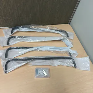 4 Black expansion curtain rods With Mounting Hardware Kit, Unopened Packaging