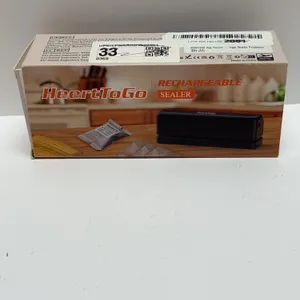 HeertToGo FXJ-01 Rechargeable Sealer, Black, 3000mAh, 60W, 5V-2A, Original Box, New Condition, China
