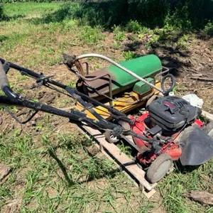 Snapper push mower w/ Stihl FS40C weed trimmer & Knipco space heater