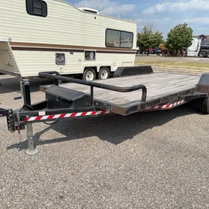 Shopbuilt 18’ tandem axle flatbed