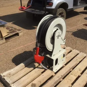 12 Volt Fuel Pump w/ Retractable Hose Reel